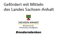 Gefördert mit Mitteln des Landes Sachsen-Anhalt